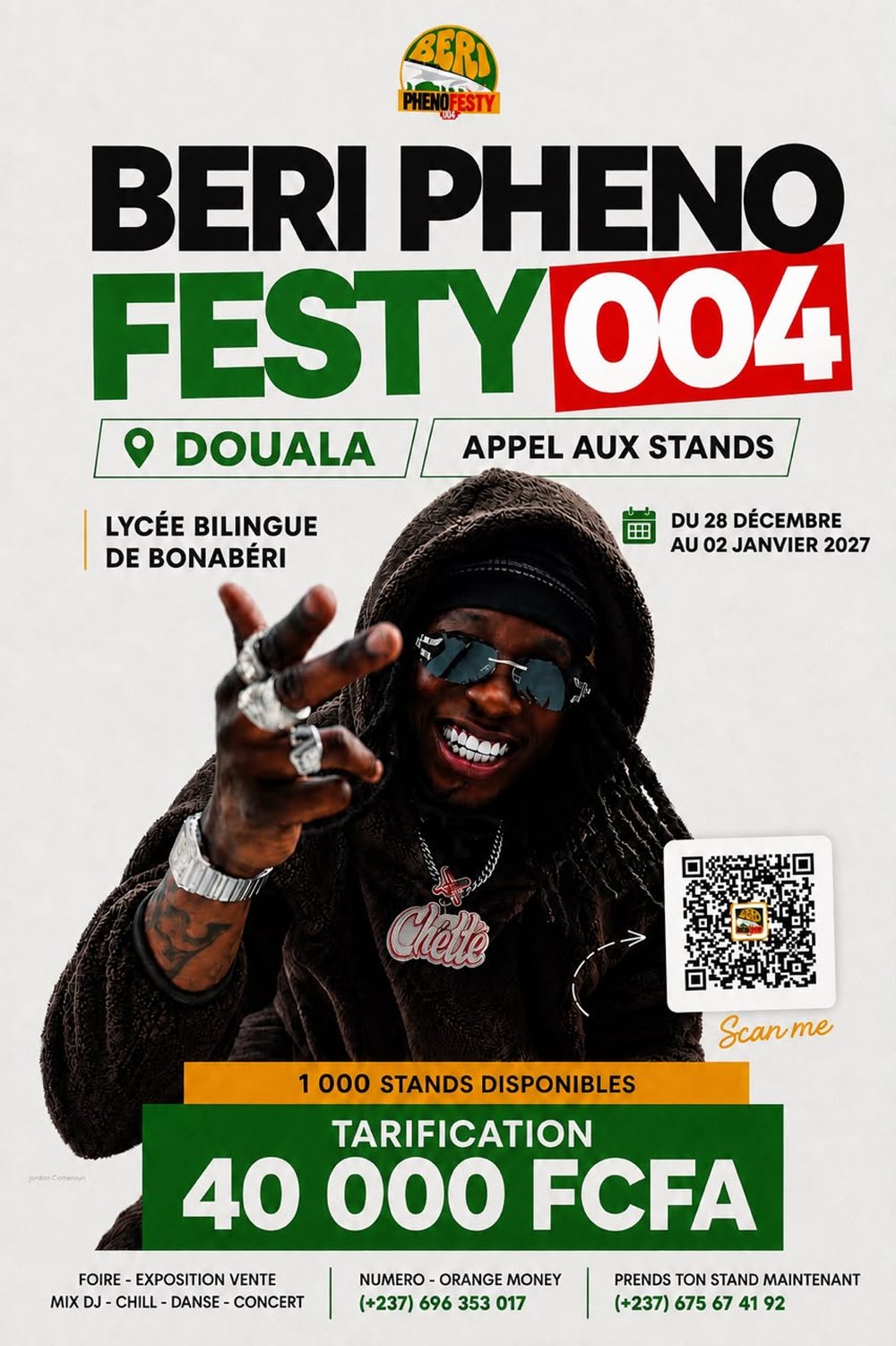 Appel aux stands — Beri Pheno Festi 004, 1 000 stands disponibles