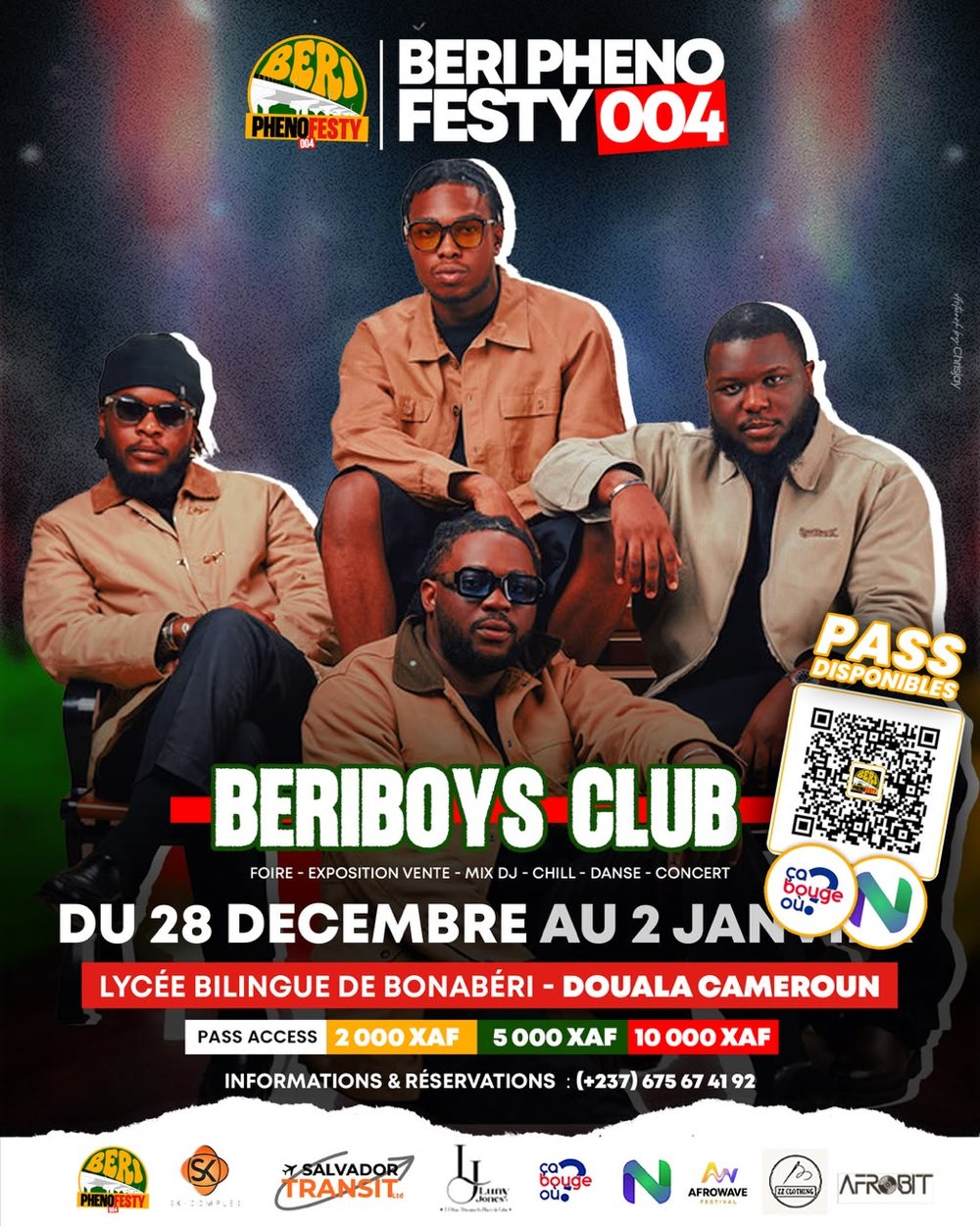 Affiche officielle de Beriboys Club — Beri Pheno Festi 004